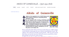 Desktop Screenshot of aikidoofgainesville.com