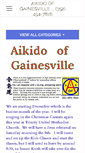 Mobile Screenshot of aikidoofgainesville.com